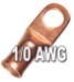 H.D. Seamless Copper Lugs with Flared Ends