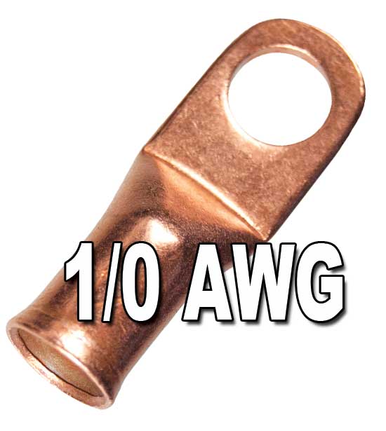 H.D. Seamless Copper Lugs with Flared Ends
