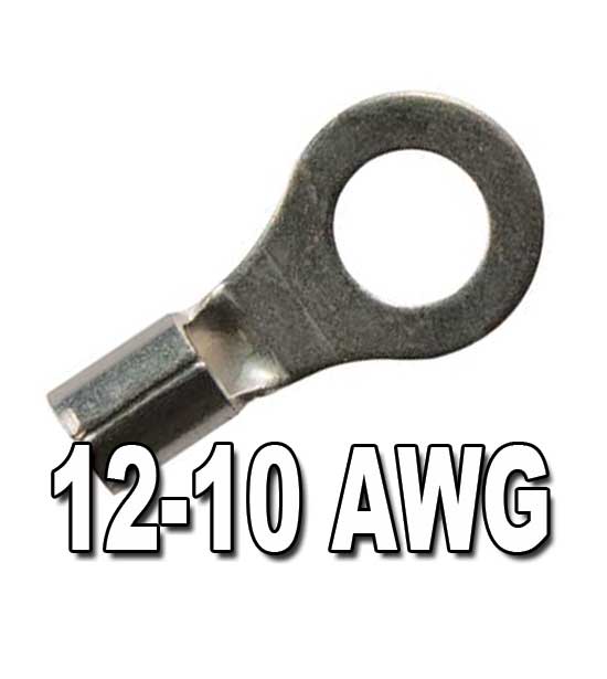 Crimp non- insulated ring