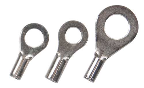 16-14 AWG High-Temp, Non-Insulated, Ring Terminals 16-14 AWG High-Temp, Non-Insulated, Ring Terminals