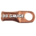 3/0 AWG Seamless Tubular Copper Lugs with Flared Ends