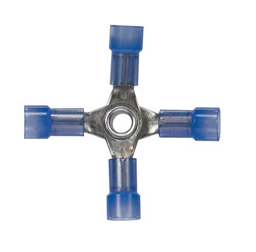 Nylon Insulated 4-Way (X) Connectors