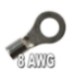 Crimp non- insulated ring