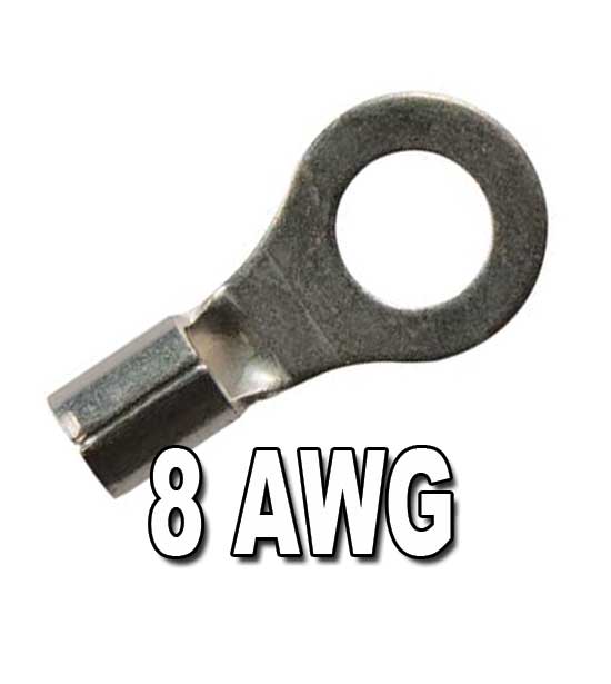 Crimp non- insulated ring