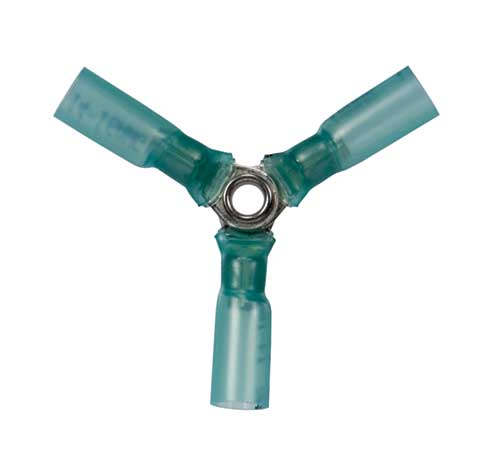 Heated shrink insulated- crimp seal 