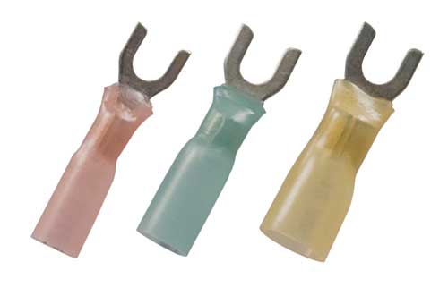 Heat Shrink Insulated Crimp & Solder Seal Spades
