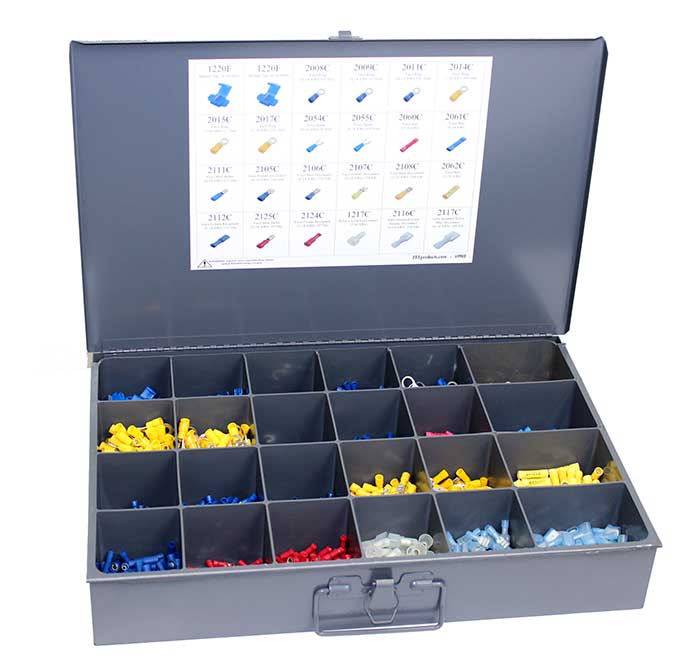 JT&T (6990F) - Professional Vinyl Terminal Kit, 2200 Pcs JT&T (6990F) - Professional Vinyl Terminal Kit, 2200 Pcs
