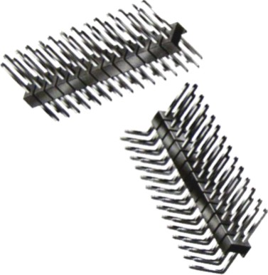 PCB PIN STRIP HEADER 2.0mm PCB PIN STRIP HEADER VERTICAL 2.0mm SQR 1x2, Qty 100