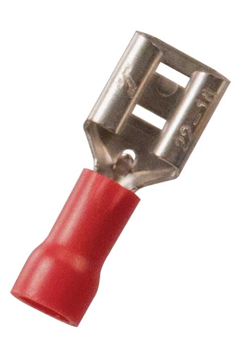 22-18 AWG .110 Tab FM Vinyl Disconnects