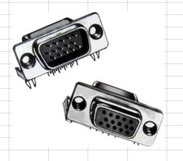 Right Angle D-SUB Connectors, Tray Quantities Right Angle D-SUB Connectors, Tray Quantities
